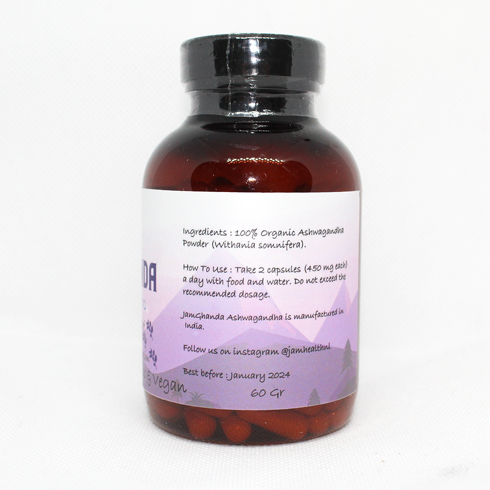 JamGhanda - Ashwagandha capsules 450mg - Jam Health